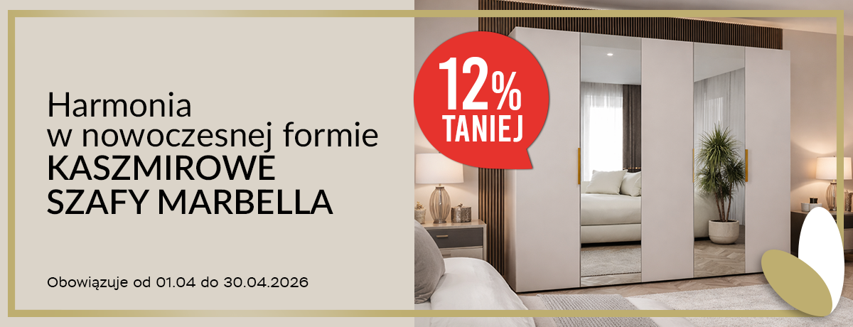 Kaszmirowa kolekcja szaf Marbella